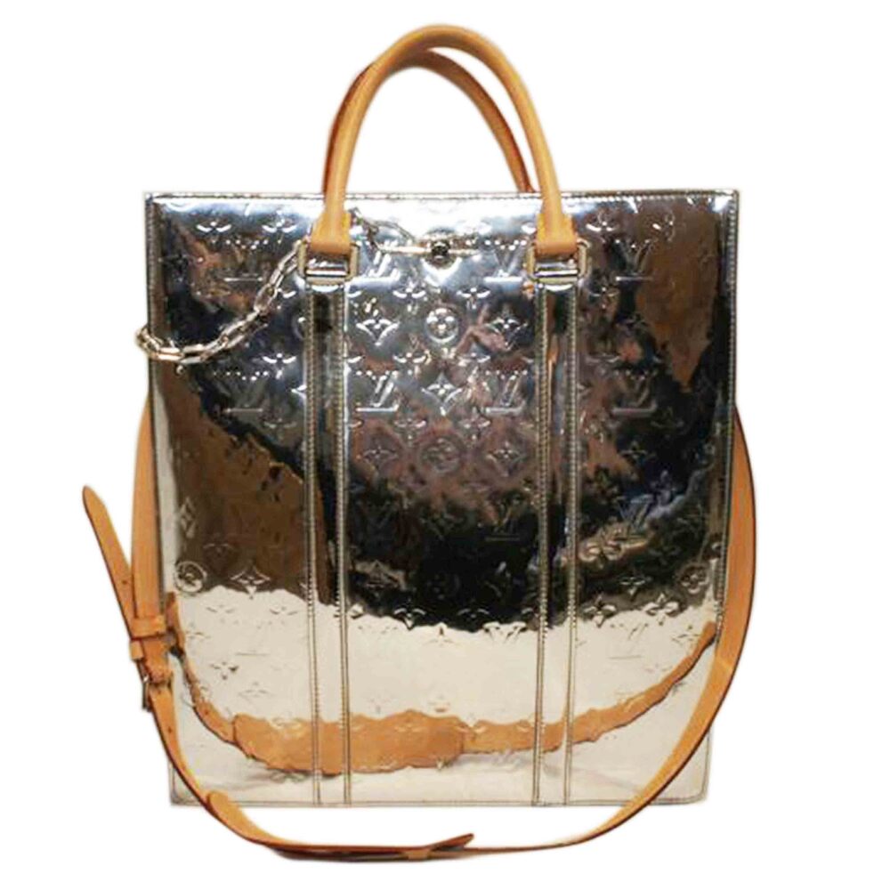 Louis Vuitton Sac Plat Monogram Mirror Silver